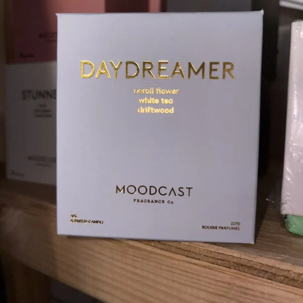 Daydreamer Scented Candle - Aesthetic Candle for Home, Neroli Flower, Driftwood